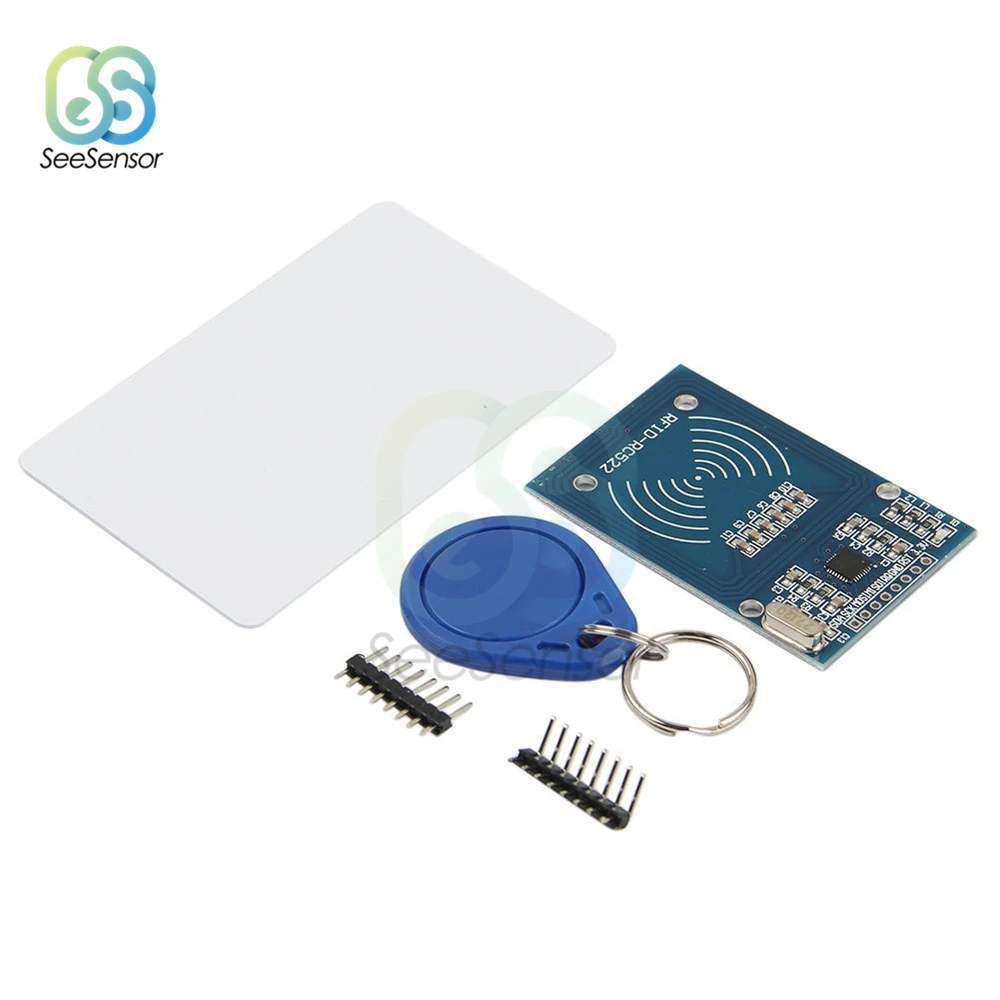 RFID модуль MFRC-522 RC-522 RC522 наборы S50 13,56 МГц 6 см SPI запись и чтение писатель распознаватель смарт-карты для arduino