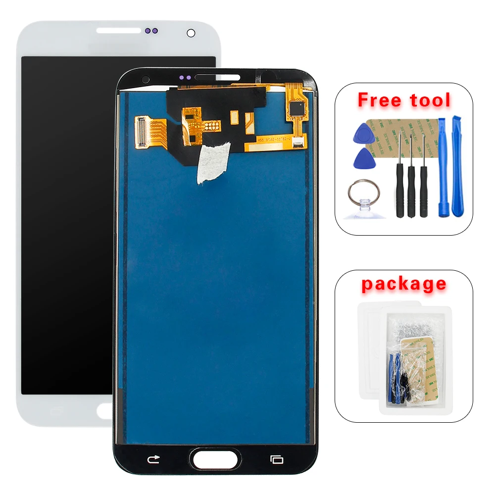 

100% Test For Samsung Galaxy E7 E700 E700F E7000 E7009 Touch Screen Digitizer Sensor Glass Panel LCD Display Monitor Assembly
