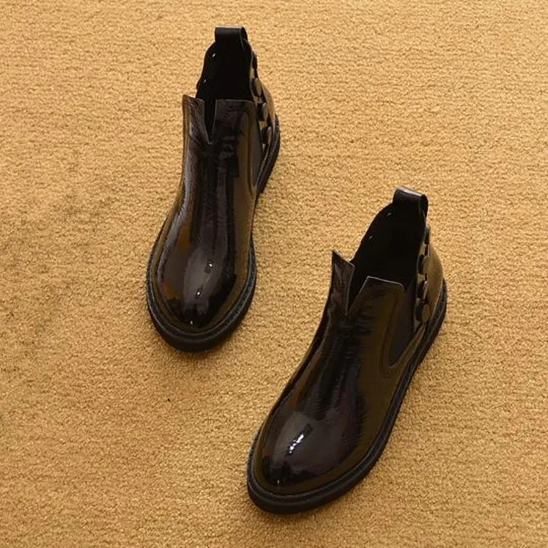 

Fashion casual winter flat women's shoes Plus velvet Keep warm high to help big size shoes Flats obuv zapatos mujer