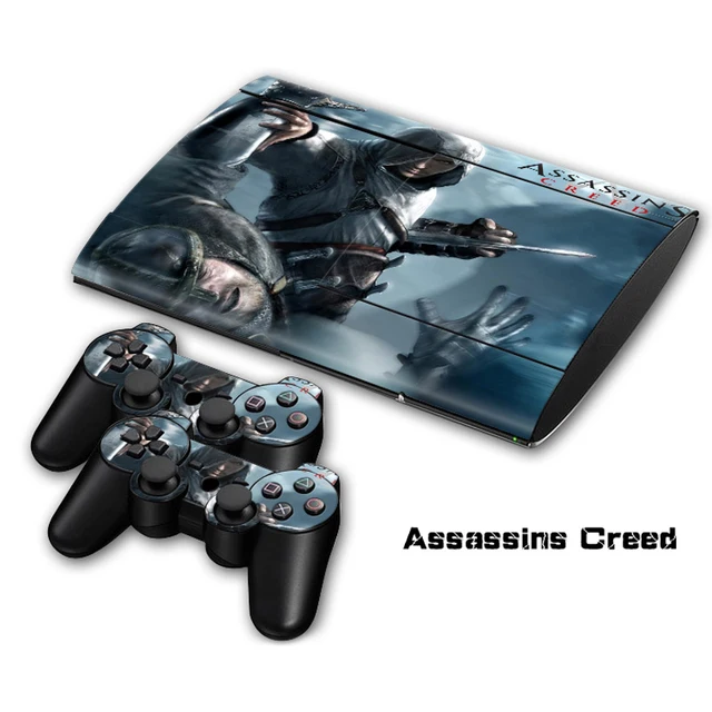 Cheap Assassins creed Vinyl Skin Sticker For Sony PlayStation 3 Super Slim Console and Controller Skin 