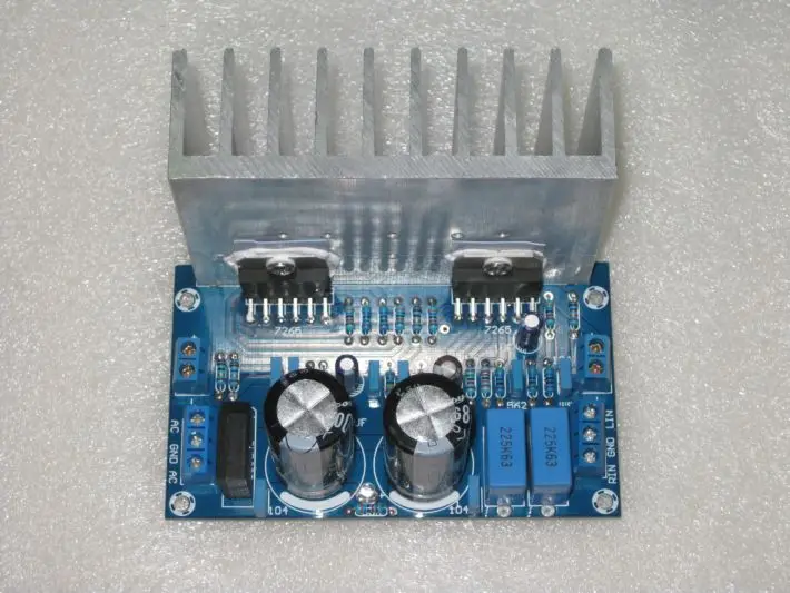 Fannyda TDA7265 BTL 2 0 канальный усилитель мощности PCB пустая плата|Печатные платы| |