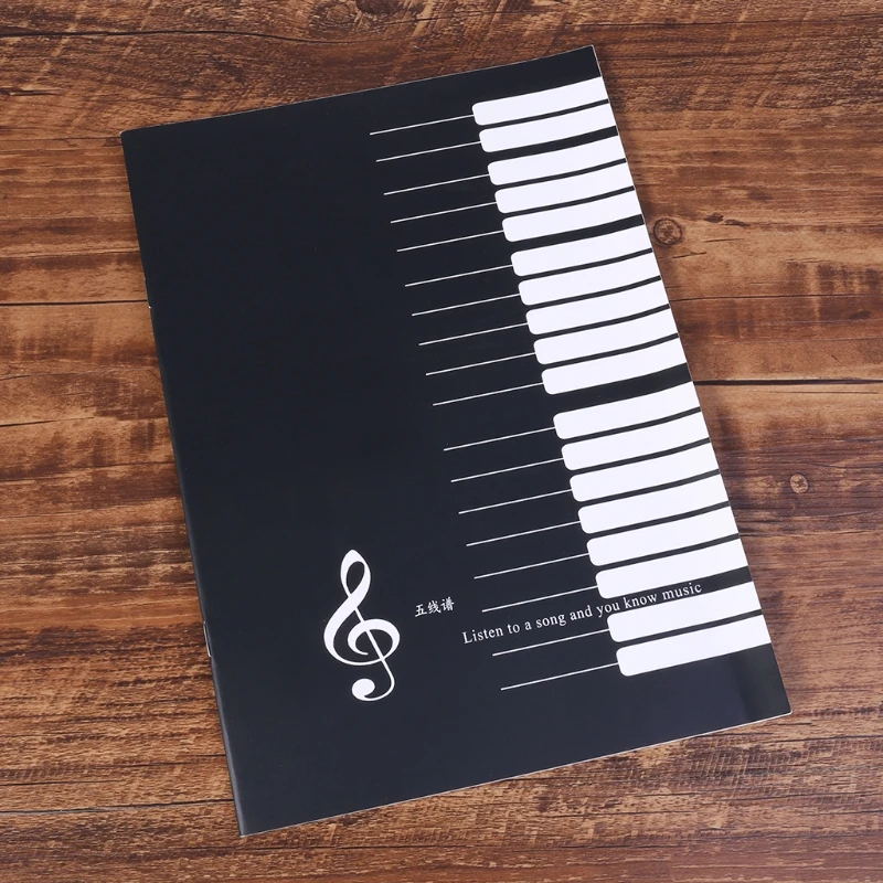 

18 Sheets Music Practice Notebook Piano Violin Book Universal Five-line Spectrum