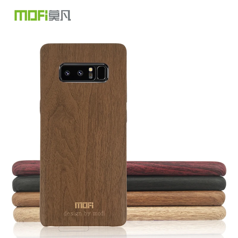 

New Fasgion wood grain case for Samsung Galaxy Note 8 cover original mofi phone cases back cover for Samsung Note 8 case