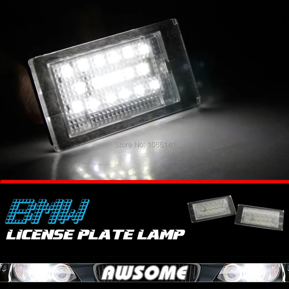 

2x LED Xenon White Number License Plate Light Lamp For E46 323Ci 325Ci 330Ci M3 Easy Direct installation