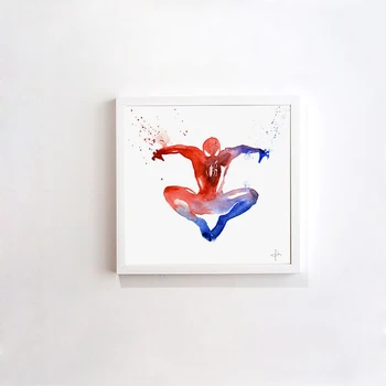 

Abstract modern amazing spiderman superhero decorative 50X50CM painting watercolor paintings minimalist Home Furnishing jewelry