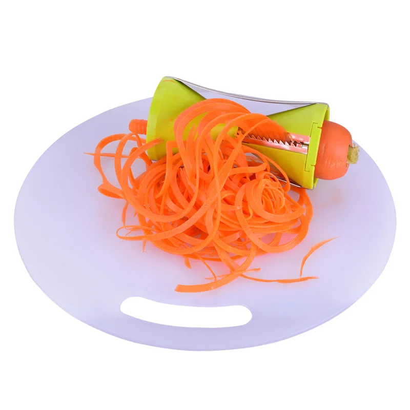 4 сменные лезвия овощей Спираль Slicer Cutter Овощной spiralizer Терка spiralizer для Морковь Огурец кабачки цуккини