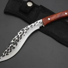 Непальские маленькие охотничьи ножи, ковка 3Cr13 лезвие палисандр ручка кемпинг нож выживания, Полный Тан спасательный нож