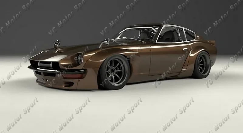 FRP волокна Стекло стильные обвесы обвес подходит для 1970-1973 Datsun 240Z S30 ракеты RB обвес передний луч губ уширитель крыла заднее крыло