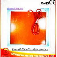 Силиконовый резиновый 3d принтер нагреватель 600*600*1,5 мм 230 в 600 Вт 1000 мм свинцовый провод с толщиной 2 мм алюминиевая пластина XD-H-M-078