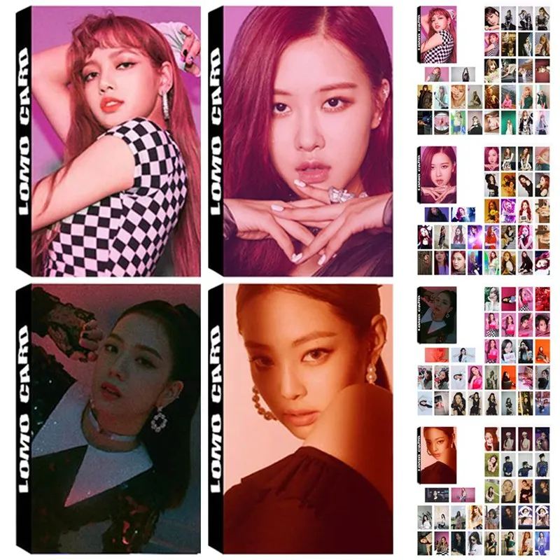 KPOP BLACKPINK альбом самодельный бумага ЛОМО карта фото карты плакат HD Photocard 30 шт./компл. вентиляторы коллекция