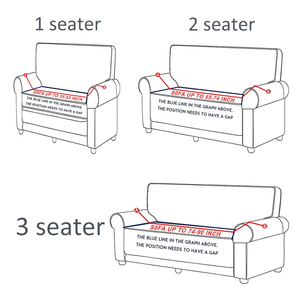 Универсальный стрейч диван охватывает эластичный спандекс диван покрывало мебель протектор на двоих диван 1/2/3 местный