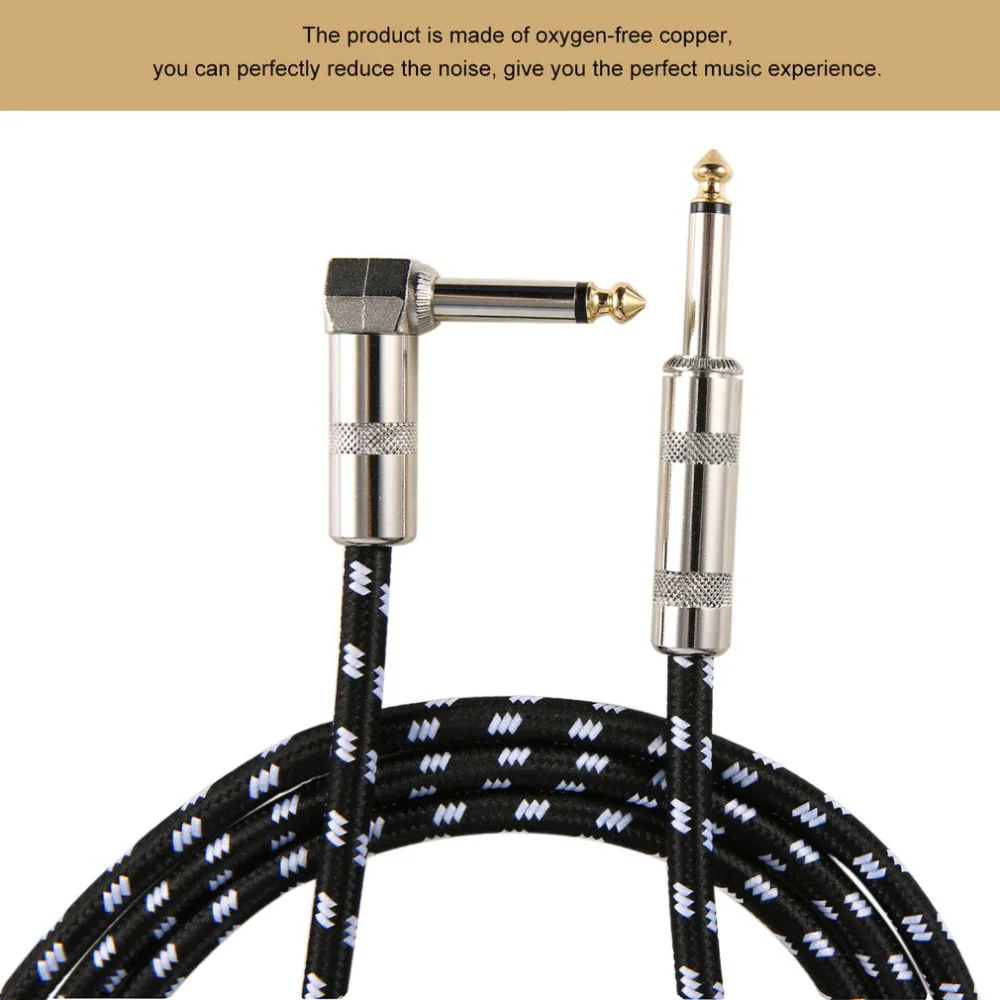 TSAI Electric Guitar Cable Copper Noise Reduction Cable 1/4 Inch