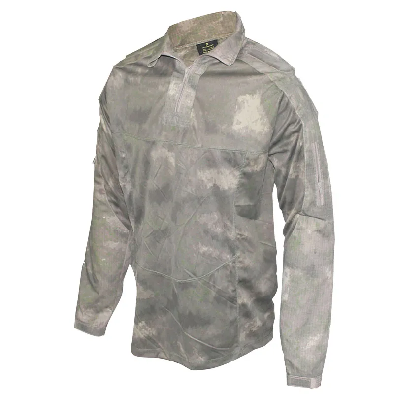 2753 Men Military Airsoft Combat Shirt Tactical Shirt with Elbow Knee Padsin Hunting Coats