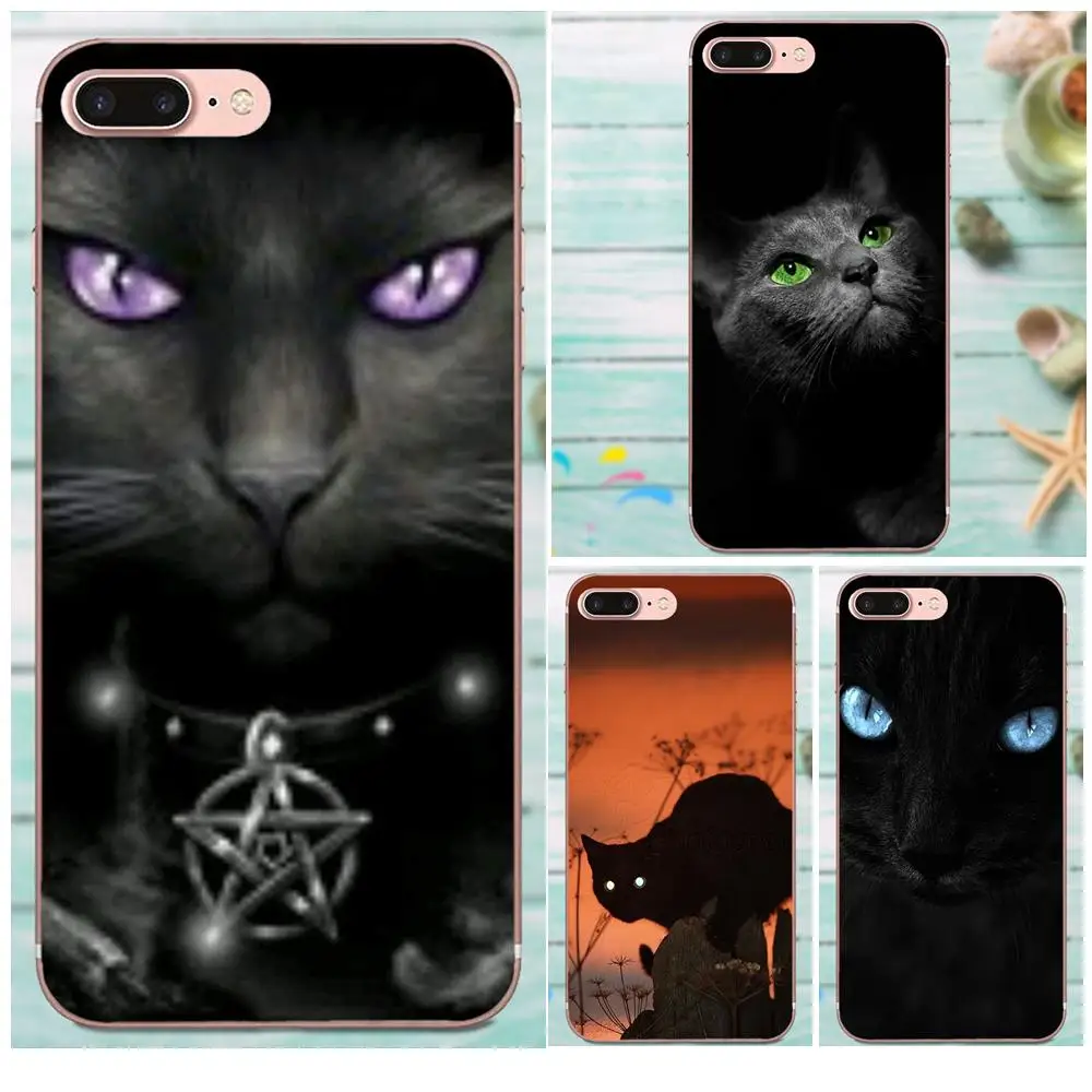 

TPU Cover Black Cat Staring Eyes For Galaxy J1 J2 J3 J330 J4 J5 J6 J7 J730 J8 2015 2016 2017 2018 mini Pro