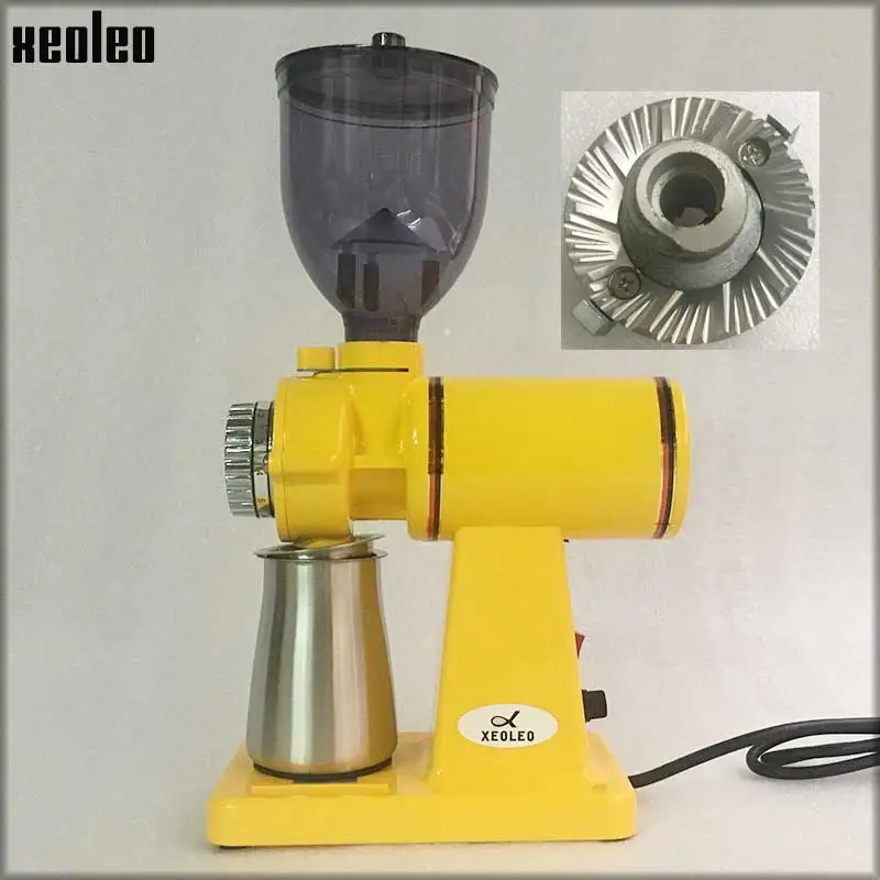 Buy XEOLEO 60mm Conical Burr Coffee Grinder 150W