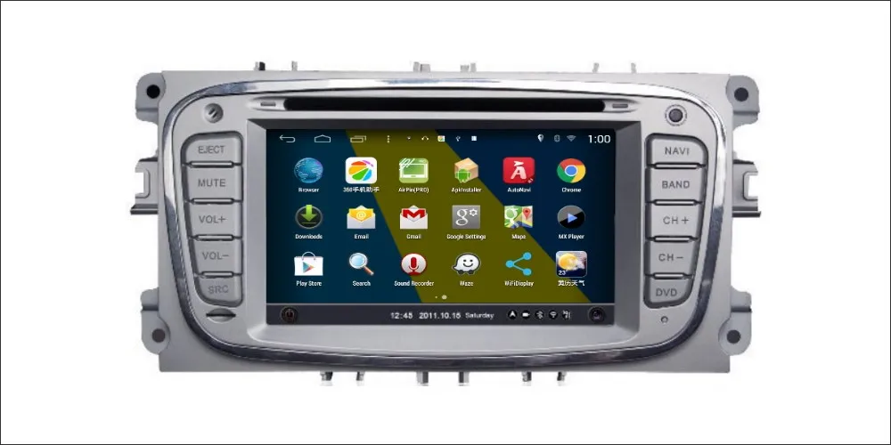Top Liiselee Car Android Multimedia For Ford For Focus For Mondeo Kuga Radio CD DVD Player GPS Navigation Audio Video S160 System 15