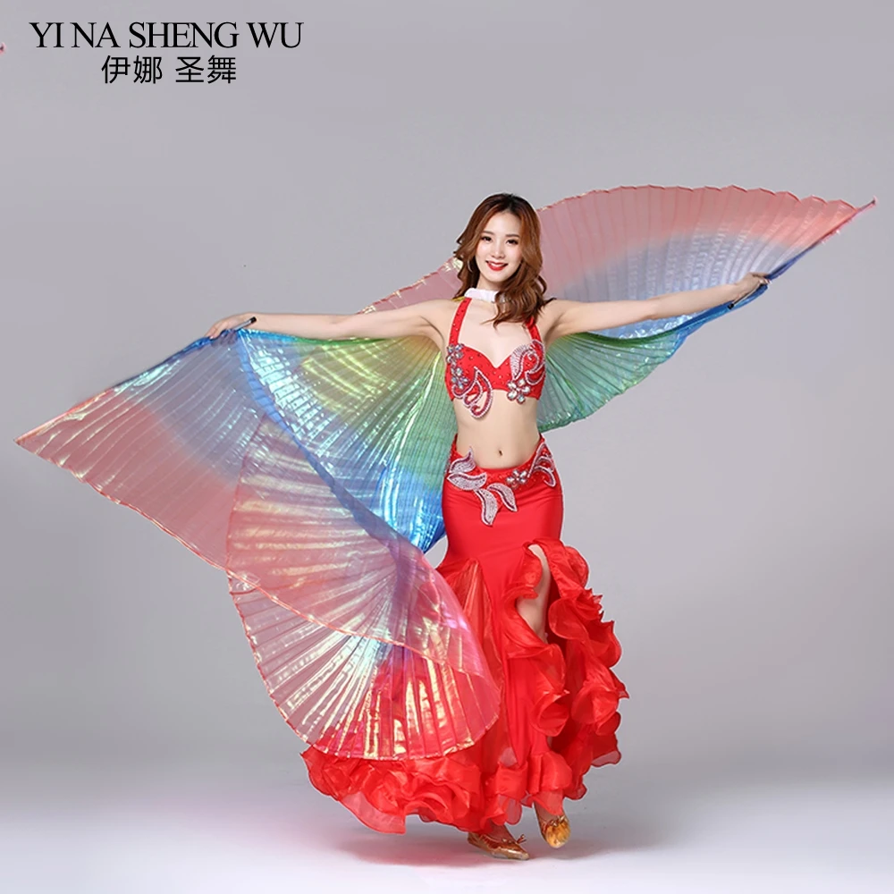 Adult Belly Dance Multicolored Wings 360 Degree Belly Dance Isis Wings Indian Dance Wings Dance