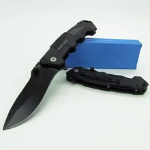 Тактический складной нож HY217, нож из черной стали с алюминиевой ручкой для кемпинга, выживания, спасательных ножей для охоты, EDC, инструменты для активного отдыха