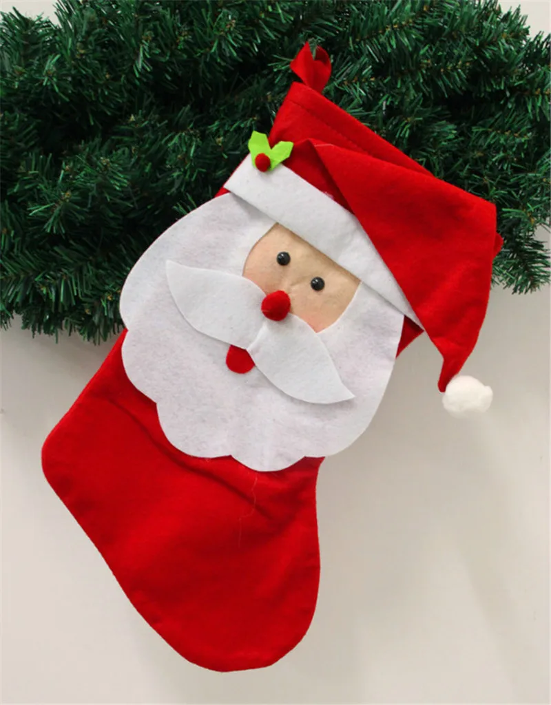 New Year decoration Christmas Socks Santa Claus Socks Christmas Candy