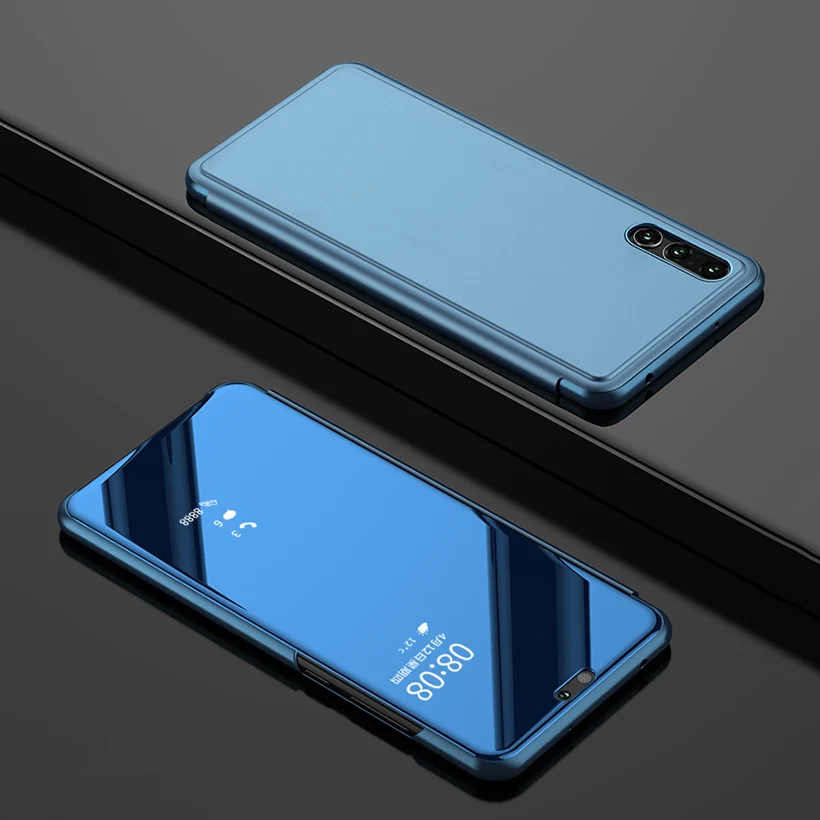 Soaptree умный зеркальный флип-чехол для телефона huawei P20 Pro Чехол для huawei P20 P10 P30 Pro Plus Lite P8 Lite прозрачный чехол - Цвет: 06
