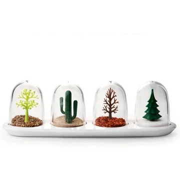 

Bowl Powder Seasoning Box Kitchen Tools Kitchen Transparent Spice PC Plastic Jar Reusable Condiment Salt And Pepper Bottle LY501
