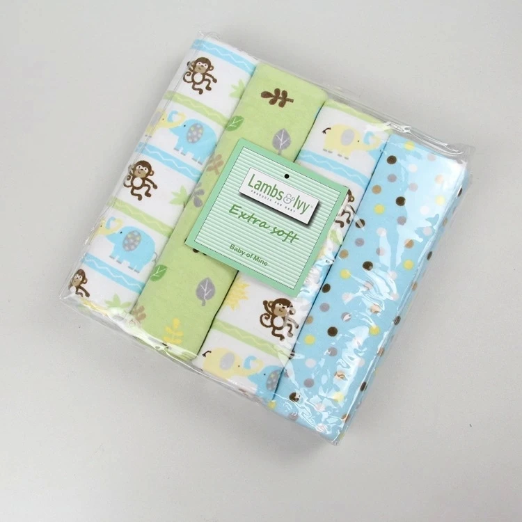 Baby Blanket Cobertor Bedding Set Newborn Sheets Flannel Receiving Blankets 4 Count cotton muslin blanket cotton blanket swaddle blanket cotton swaddle cotton gauze blanket plush blanket fleece blanket cotton knit blanket coral velvet blanket custom blanket