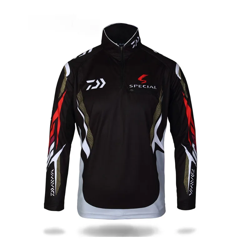 

Men Long Sleeve Fishing Clothing UV Protection Sunscreen Summer Breathable Angling Shirt Quick-Drying Outdoor Sports Coat