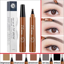 Microblading ручка для бровей водостойкая для формирования бровей Карандаш для татуировки хна для бровей легко носить макияж для глаз жидкая ручка для бровей