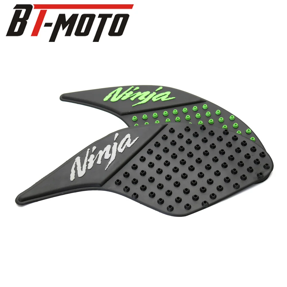 Черный для Kawasaki NINJA 250 300 2013 протектором против скольжения Танк Pad Стикеры газа Колено сцепление тяги сбоку 3 М наклейка