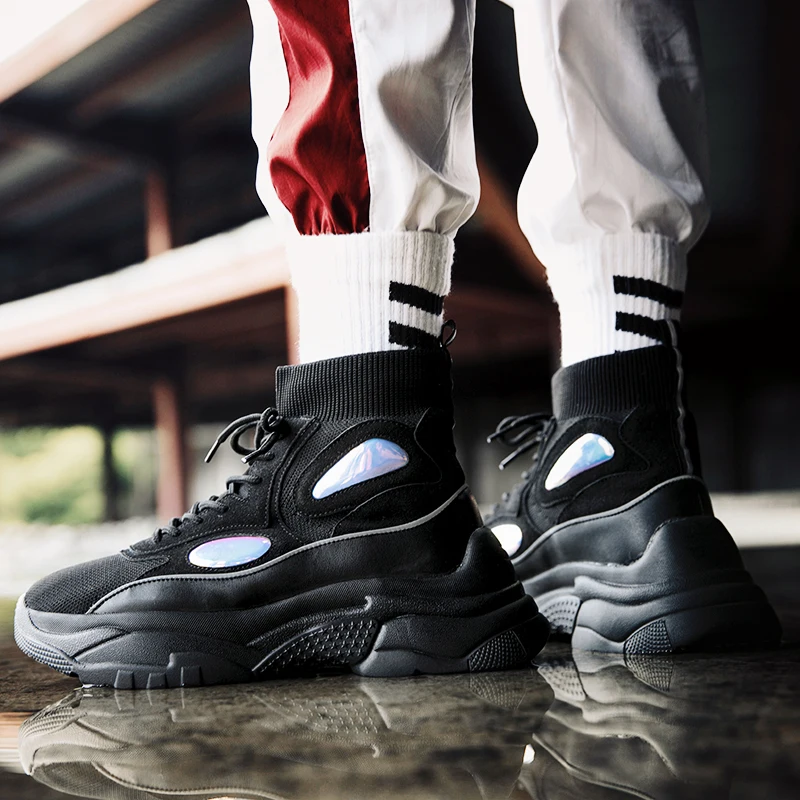 Weweya/шикарные кроссовки; мужские кроссовки, увеличивающие рост, на 6 см; женская спортивная обувь с высоким берцем; обувь унисекс для бега на толстой подошве