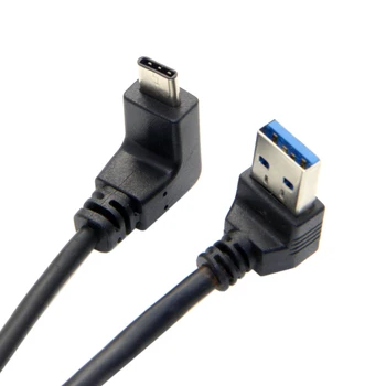 Chenyang CY 100cm USB 3.1 USB-C Reversible Angled to Up Angled 90 Degree A Male Data Cable for Laptop & Tablet & Phone
Chenyang CY 100cm USB 3.1 USB-C Reversible Angled to Up Angled 90 Degree A Male Data Cable for Laptop & Tablet & Phone