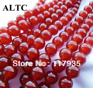 Мм 6-12 мм оникс красные бусины натуральный камень бусины бусы из красного халцедона для изготовления ювелирных изделий круглый камень Свободные Бисер оптовая продажа - изображение