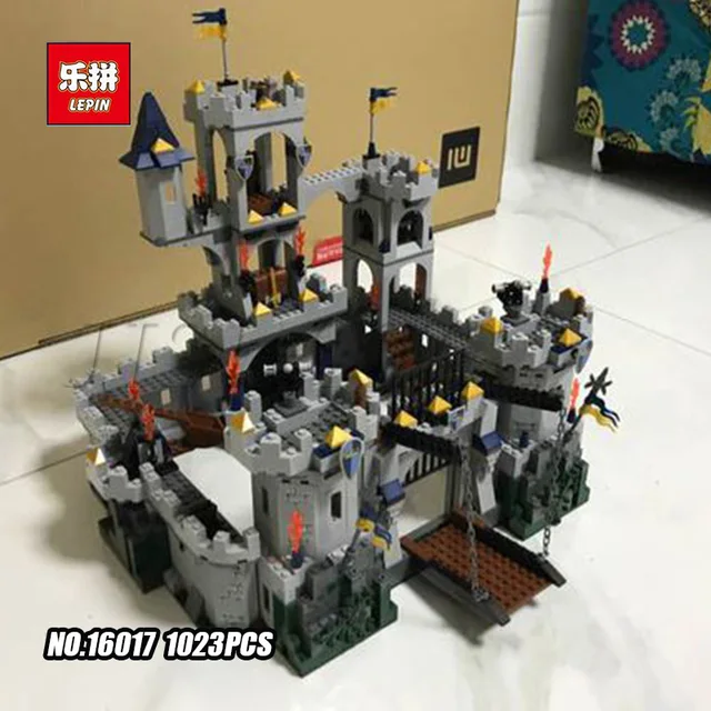Lepin 16017 Serii Zamek Seria Castle Siege Na Króla Zestaw Dzieci