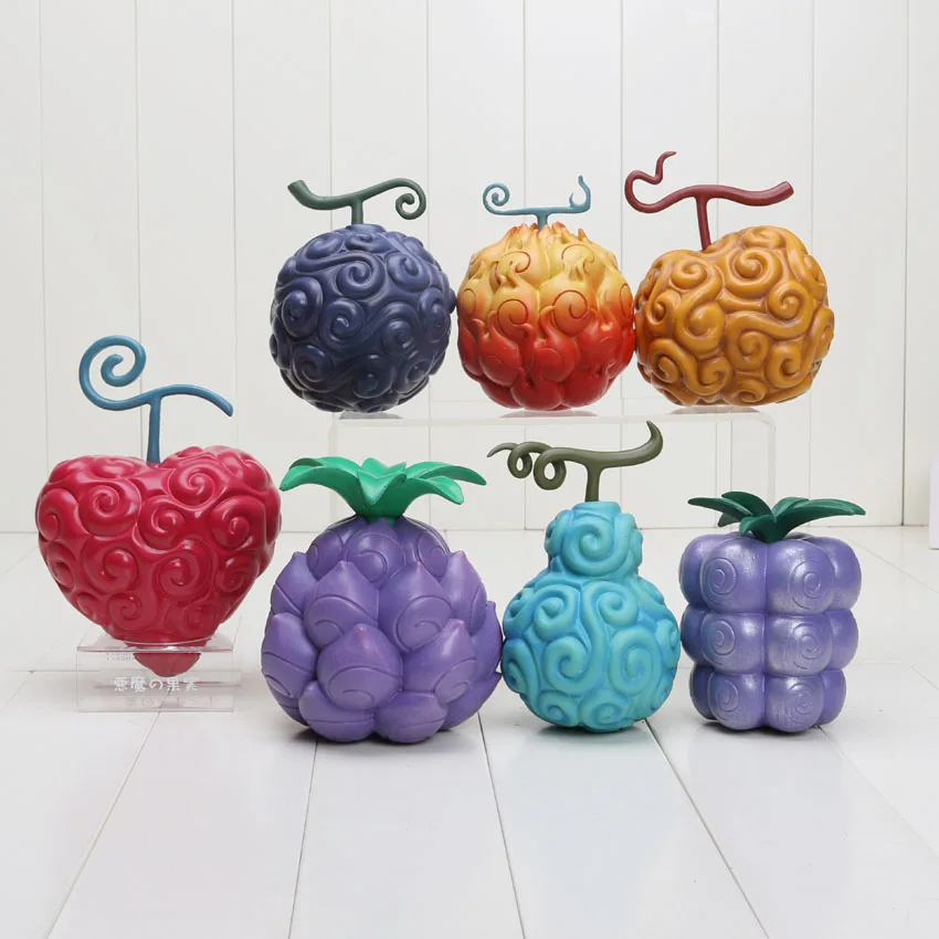

9styles Anime One Piece Devil Fruit Ace Luffy Chpper Law Edward Devil Fruit PVC Acition Figures Model Toys