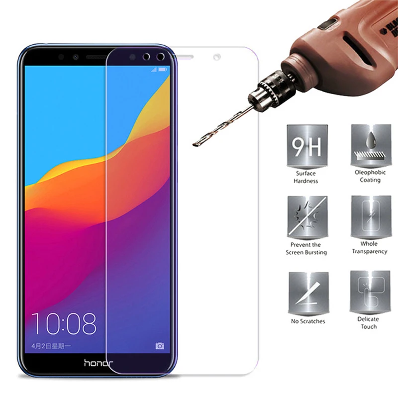 Защитное стекло закаленное 9H для HUAWEI Y6 2018/Y5 2018/Honor 8X/7A/7C Pro/9/10 Lite/P Smart AUM-L41/DUA-L22 |