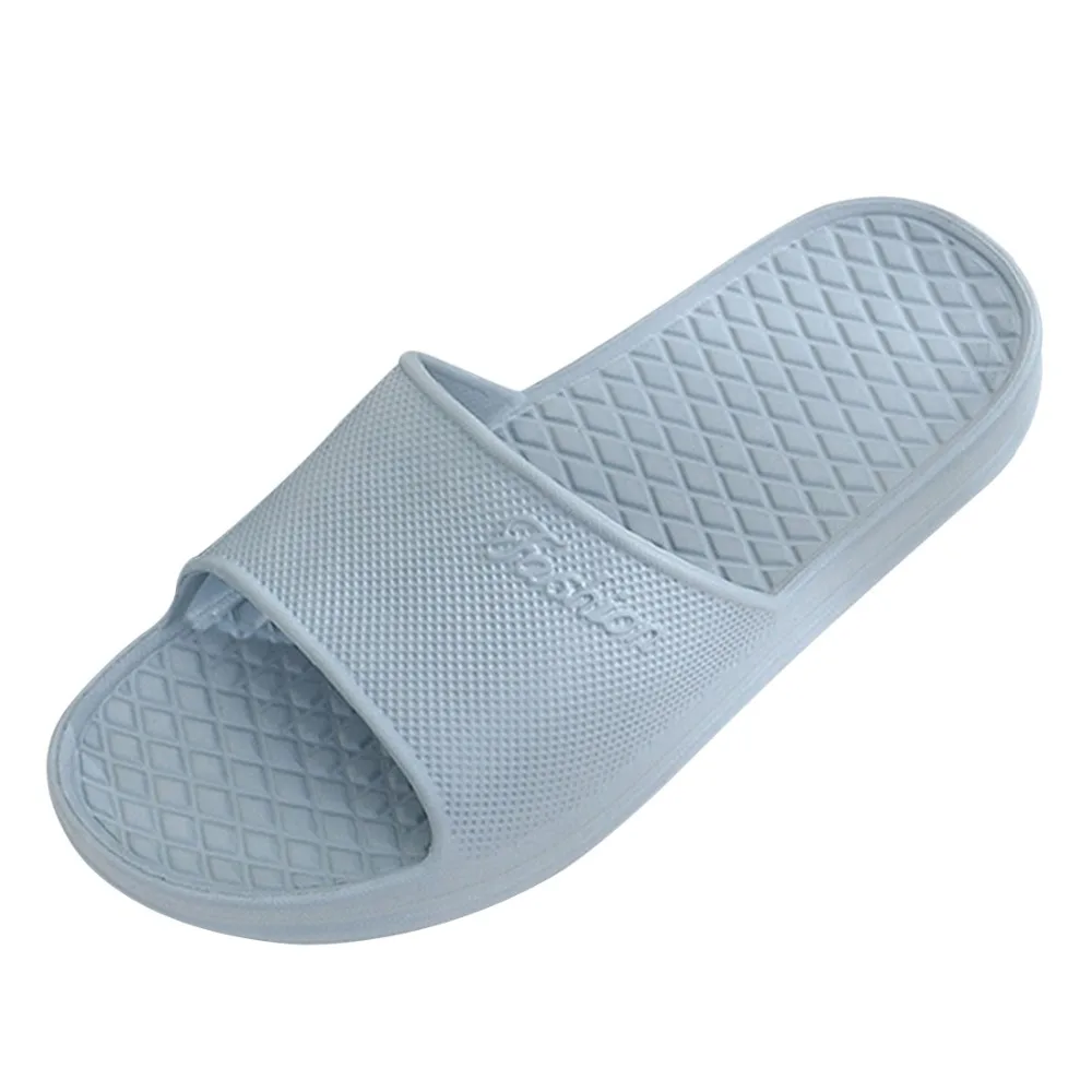 

Male Slippers Summer Floor Anti-skid Home Floor Slippers EVA Slippers Indoor Family Bathroom Bath Sandals Men Solid Shoes