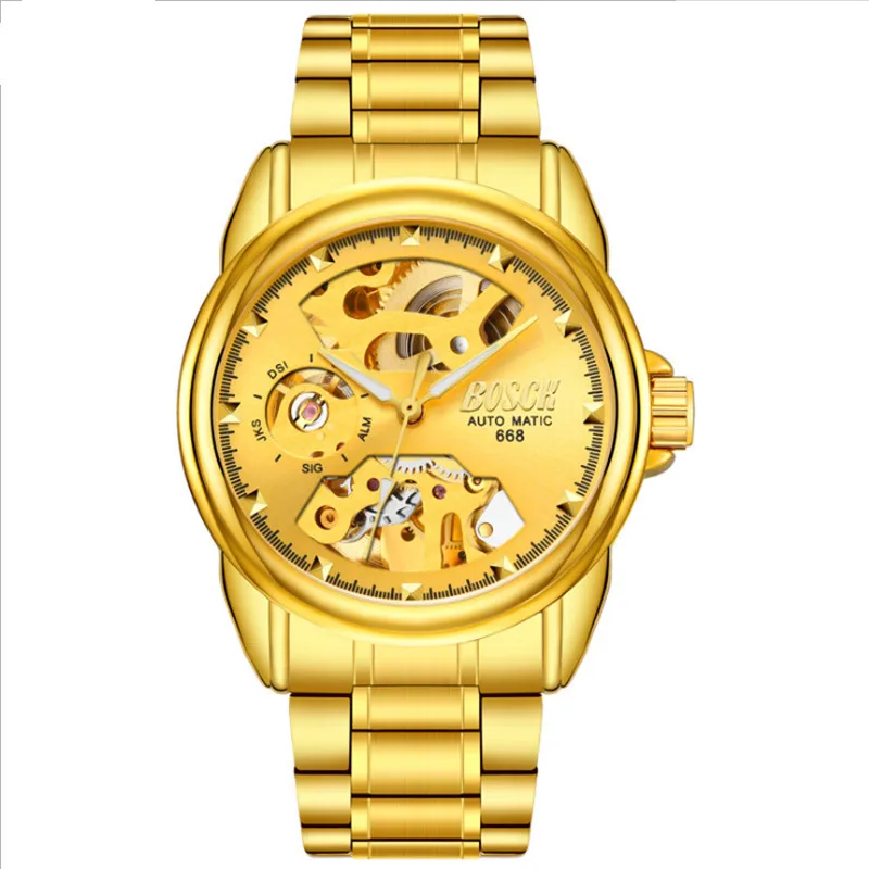 Men's fully automatic mechanical watch for the fashion of the large
