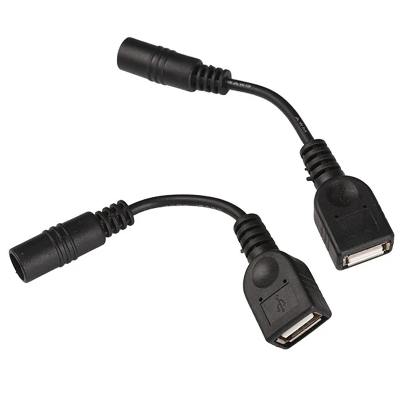 2 шт. 5 5x2 1 мм DC Женский USB AF Мужской Мощность соединительный кабель с разъемом