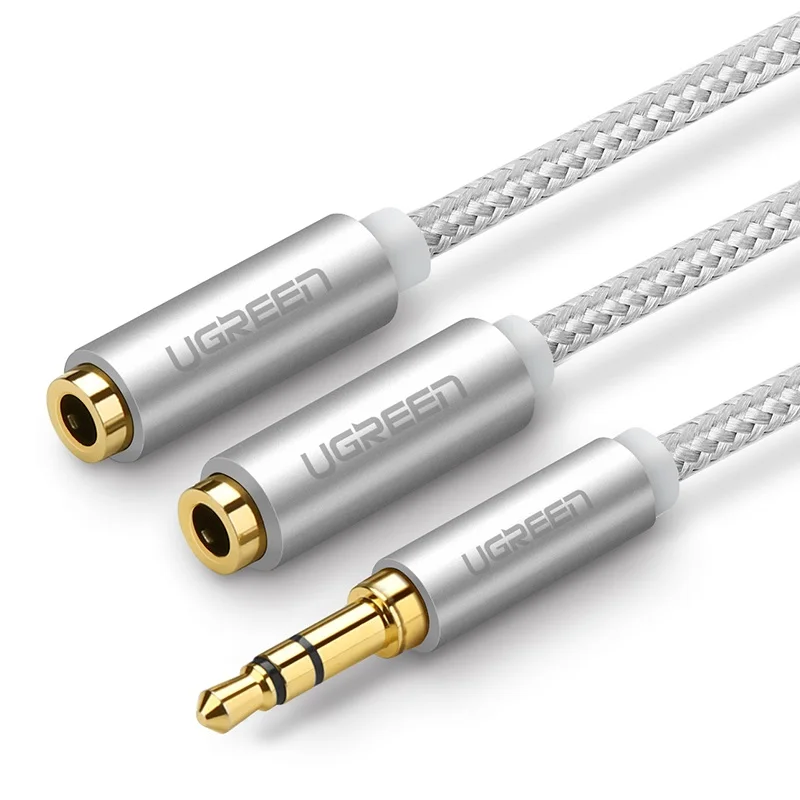 Jack 3 5mm to 2x 3 5mm Female Headphone Splitter Audio Cable 3 5 mm Jack Aux Cable Cord for Computer Microphone Cellphone