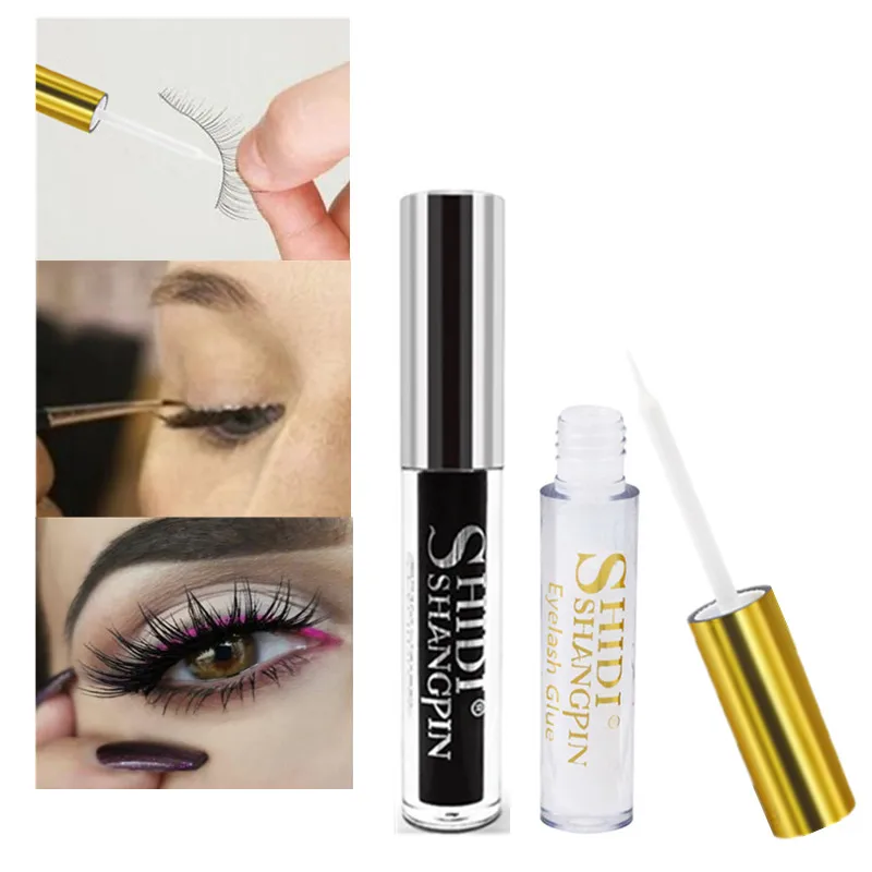 

Transparent Fake Eyelash Adhesive Makeup Eye Lash Glues Black False Eyelashes Glue Long Lasting Extension Glue For Lashes 1 pcs