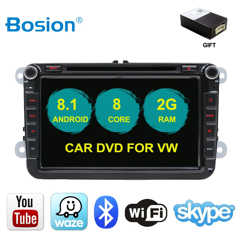 Sale Octa Core Android 8.1 2G RAM 2 Din Car DVD GPS Navi Radio Player For Volkswagen SKODA GOLF 5 Golf 6 POLO PASSAT B7 T5 CC TIGUAN 0 Sale Octa Core Android 8.1 2G RAM 2 Din Car DVD GPS Navi Radio Player For Volkswagen SKODA GOLF 5 Golf 6 POLO PASSAT B7 T5 CC TIGUAN 0