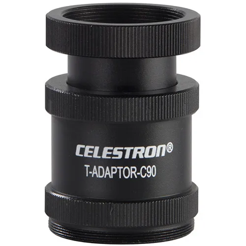 

Celestron SLR (35mm OR Digital) Camera Adapter for the NexStar 4, C90 & C130 Spotting Scopes - Requires Camera-Specific T-Mount
