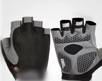 CKAHSBI спортивные перчатки для велоспорта мужские женские летние спортивные противоударные велосипедные дышащие перчатки гелевые велосипедные перчатки для MTB - Цвет: Sponge black