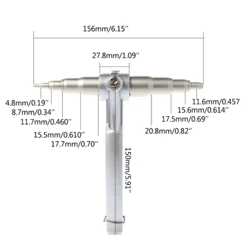 

OOTDTY Stainless Steel Air Conditioner Install Repair Hand Expanding Tool Copper Pipe Tube Expander