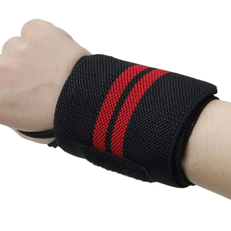 New Weight Lifting Sports Wristband Gym Fitness Wrist Thumb Support Straps Wraps Bandage Training Safety Hand Bands With Strap