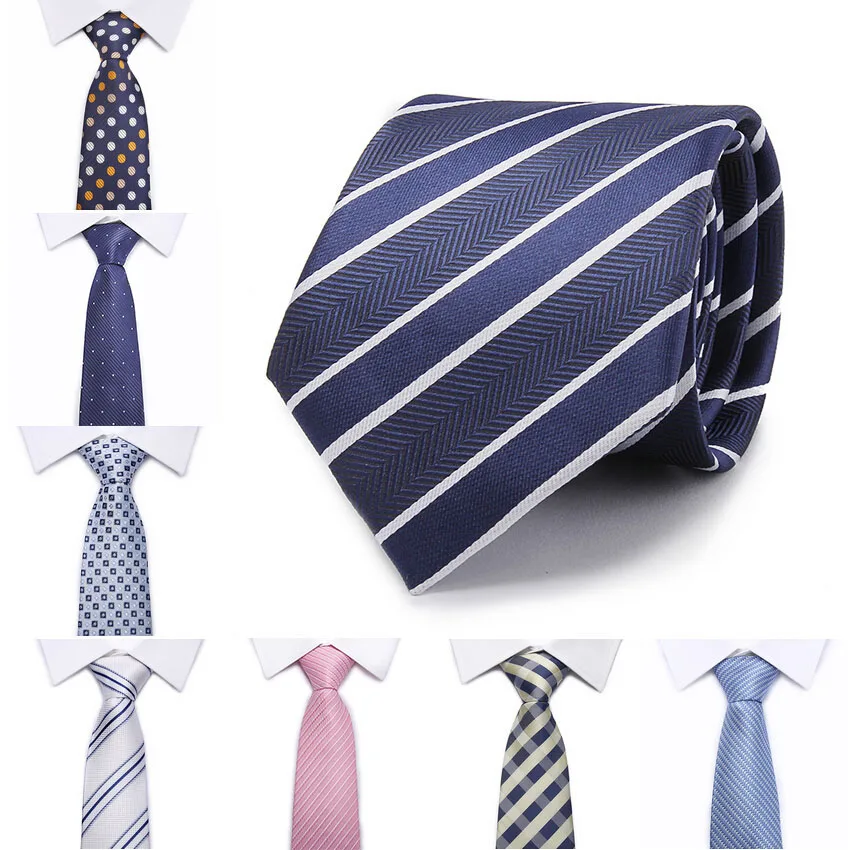 

Mans Accessories Slim Skinny Tie for Men Jacquard Woven Solid Champagne Orange Red Purple Blue Ties Slim Wedding Necktie