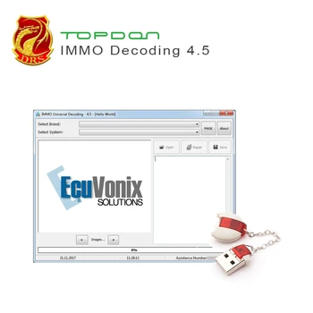 

IMMO Universal Decoding 4.5 Best Software to Remove the IMMO Code of ECU 1100 Compatible Systems for above 10000 Model of Cars