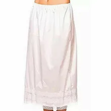 Женская кружевная длинная юбка с эластичной резинкой на талии, юбка-американка, черные и белые юбки, новинка