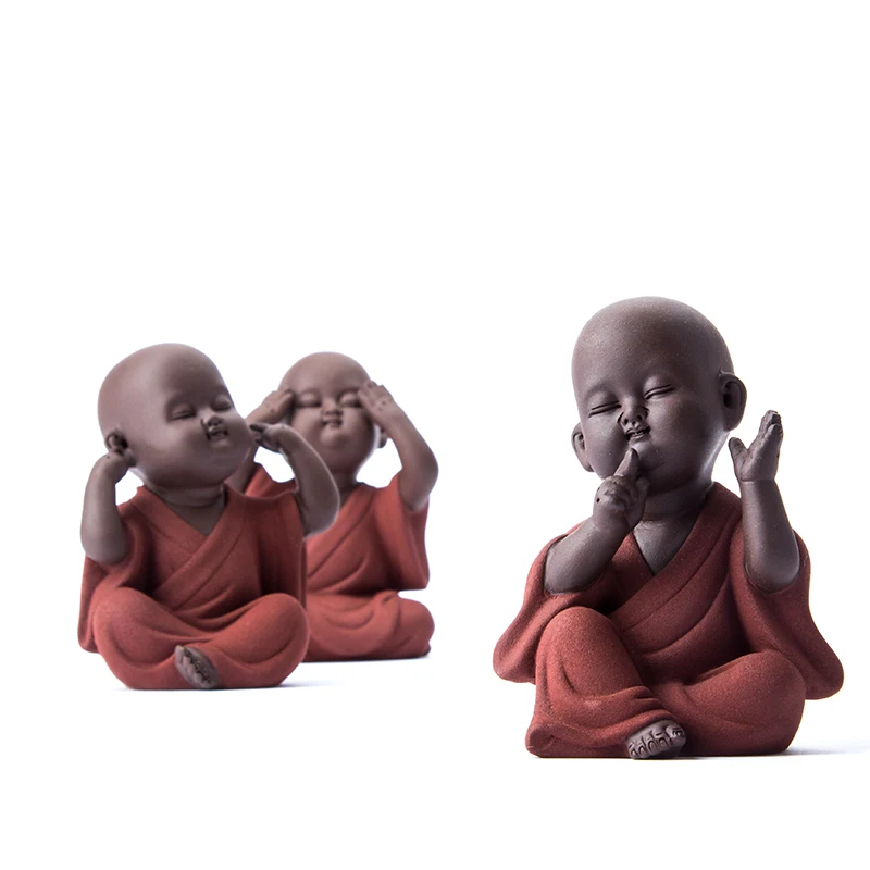 Чайный набор Будда ручной работы чайный для домашних животных zisha buda Monk K001|decorative