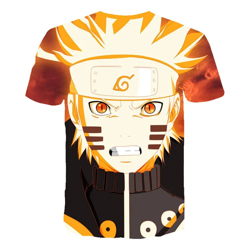 

3DT shirt printing Naruto Harajuku T-shirt men / women's cartoon printing T-shirt Naruto Kakashi and other role-playing T-shirt